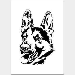 German Shepherd Posters and Art